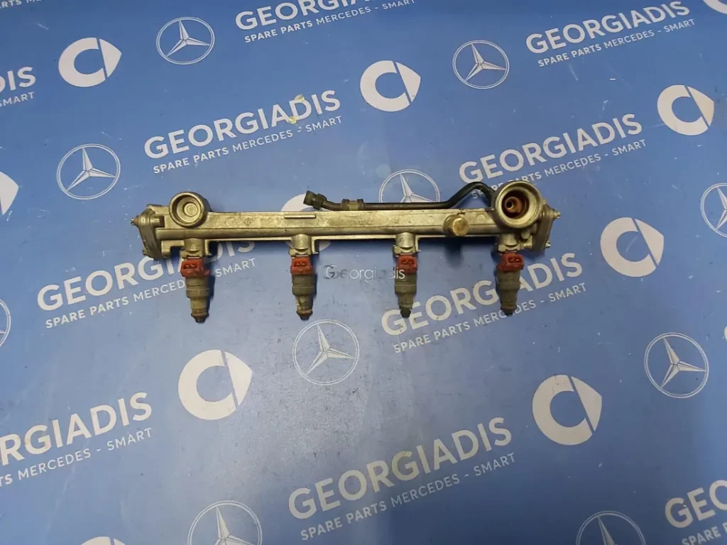 MERCEDES ΜΠΕΚΙΕΡΑ (FUEL DISTRIBUTOR-INJECTOR RAIL) ΓΙΑ 111 ΚΙΝΗΤΗΡΕΣ C-CLASS (W202),CLK-CLASS (W208)