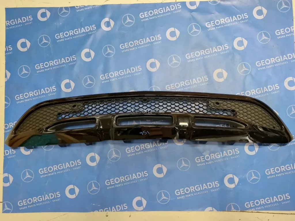 MERCEDES ΣΗΤΑ-ΝΙΚΕΛ ΕΜ.ΠΡΟΦΥΛΑΚΤΗΡΑ (CENTRAL BUMPER COVER) GLA-CLASS (X156) LIFT