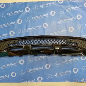 MERCEDES ΣΗΤΑ-ΝΙΚΕΛ ΕΜ.ΠΡΟΦΥΛΑΚΤΗΡΑ (CENTRAL BUMPER COVER) GLA-CLASS (X156) LIFT