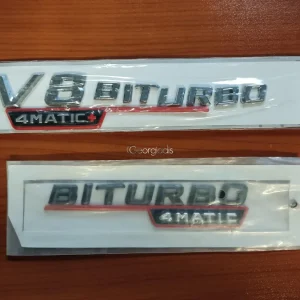 MERCEDES ΣΗΜΑΤΑ ΦΤΕΡΩΝ (FENDER LOGO) V8,V12,BITURBO