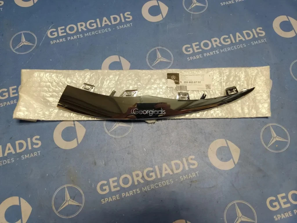 MERCEDES ΝΙΚΕΛ ΔΕΞΙ ΕΜΠΡΟΣ ΠΡΟΦΥΛΑΚΤΗΡΑ (TRIM MOULDING) C-CLASS (W205)