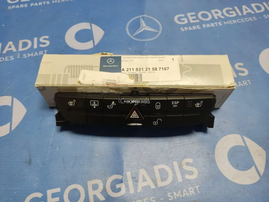 MERCEDES ΔΙΑΚΟΠΤΕΣ ΚΕΝΤΡΙΚΗΣ ΚΟΝΣΟΛΑΣ (SWITCH) E-CLASS (W211)