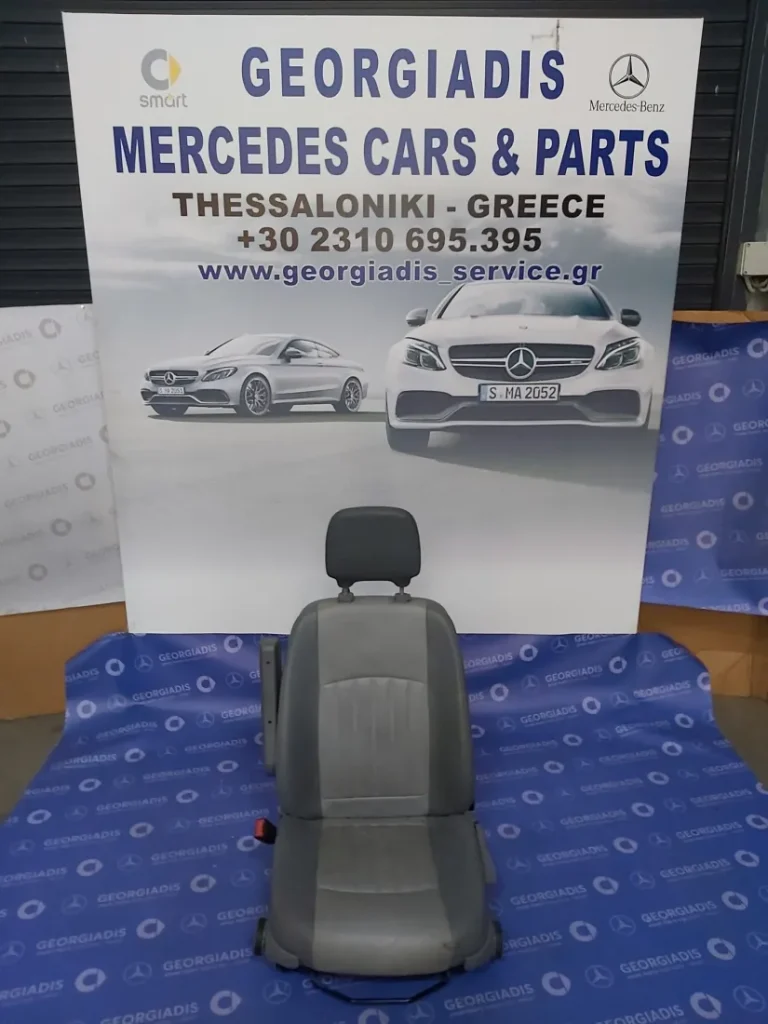 MERCEDES ΚΑΘΙΣΜΑ ΟΔΗΓΟΥ (FRONT SEAT) VITO (W639) ΓΚΡΙ ΔΕΡΜΑ