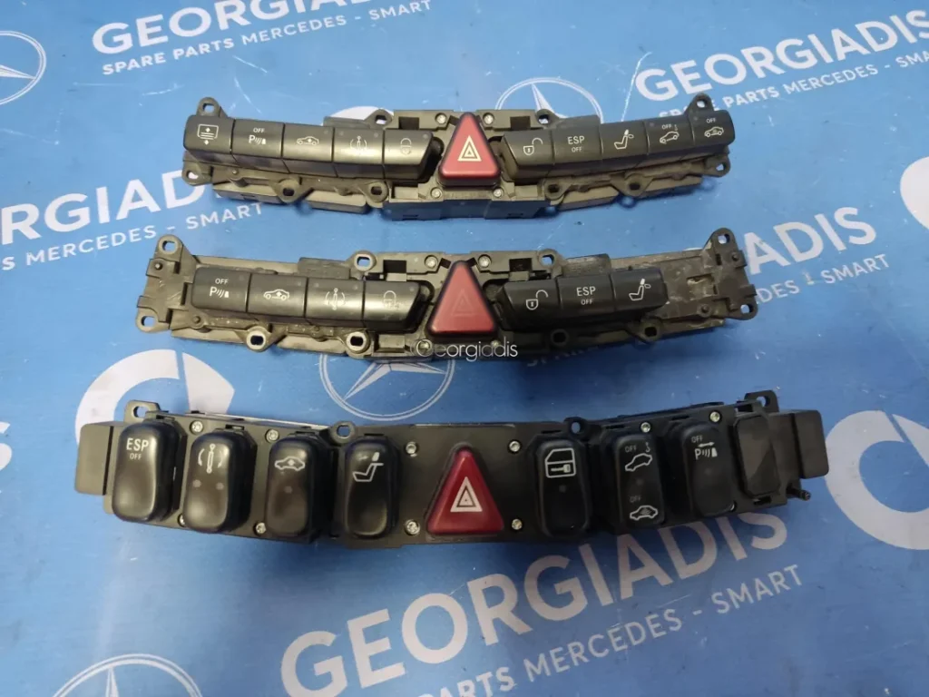 MERCEDES ΔΙΑΚΟΠΤΕΣ ΚΟΝΣΟΛΑΣ-ΑΛΑΡΜ (PANEL SWITCH) S-CLASS (W220)