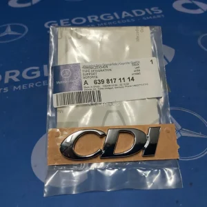 MERCEDES ΣΗΜΑ ΠΙΣΩ ΚΑΠΩ (MODEL PLATE CDI) VITO,VIANO (W639)