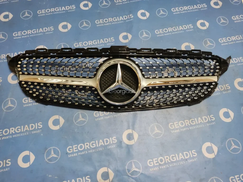 MERCEDES ΜΑΣΚΑ (RADIATOR GRILLE) C-CLASS (W205) 2014-2018 DIAMOND STYLE