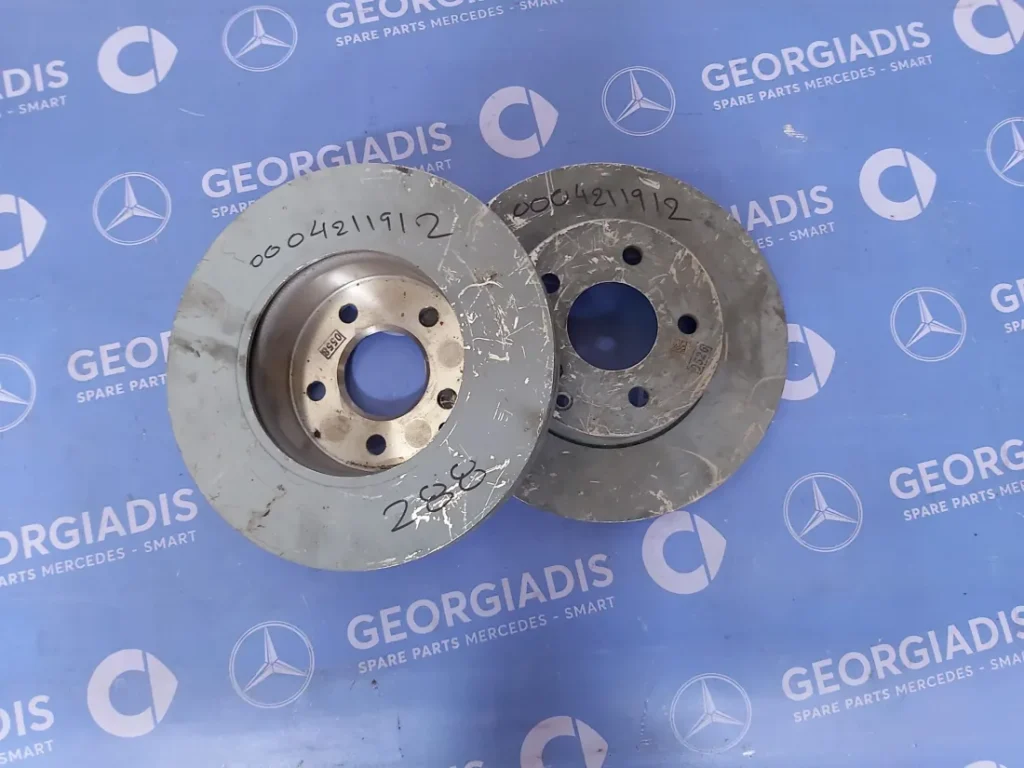 MERCEDES ΔΙΣΚΟΠΛΑΚΕΣ ΕΜΠΡΟΣ (BRAKE DISC) C-CLASS (W204)