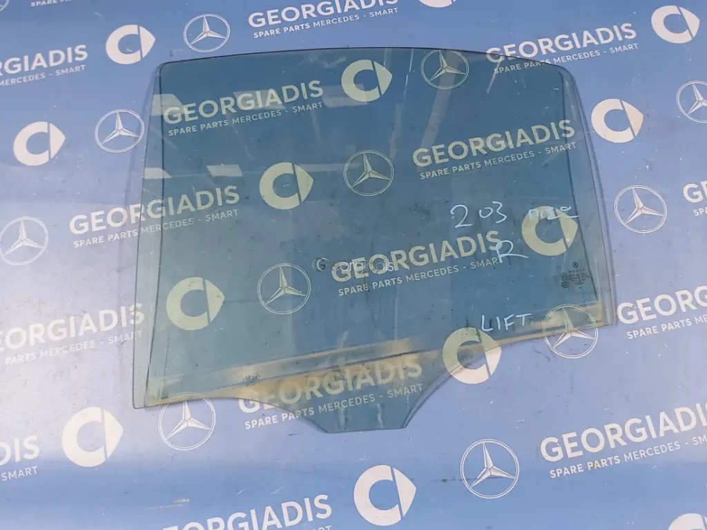 MERCEDES ΤΖΑΜΙ ΠΙΣΩ ΑΡΙΣΤΕΡΗΣ ΠΟΡΤΑΣ (DOOR GLASS) C-CLASS (W203) LIFT